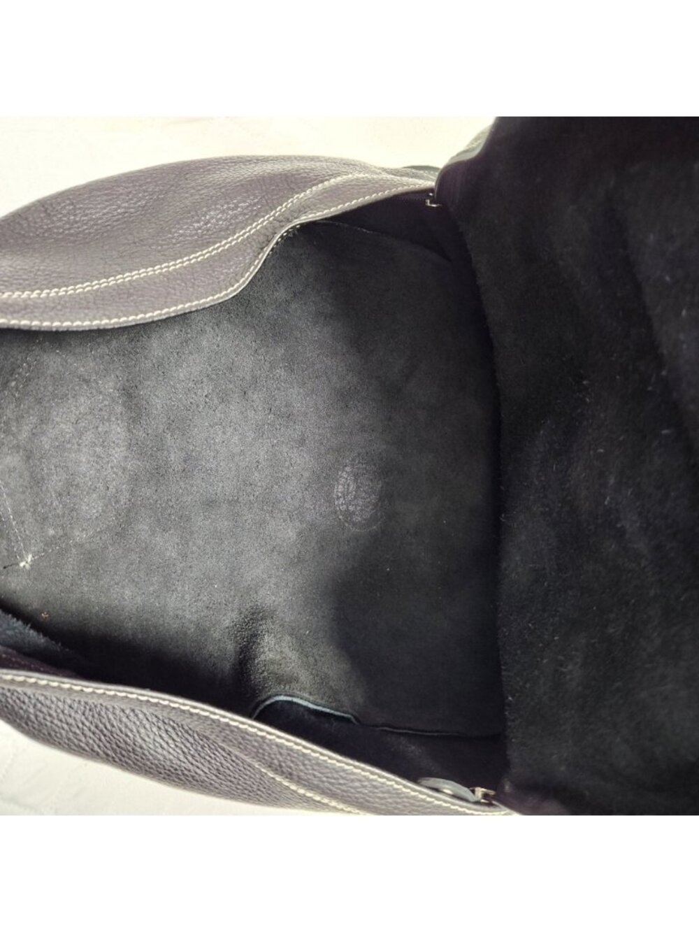 Men's Roots Pebbled Leather Backpack - Picture 15 of 15